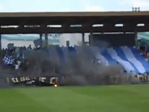 Zagłębie Sosnowiec- Kotwica Kołobrzeg - płonąca flaga 31.05.2015