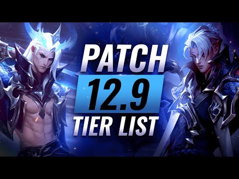 PATCH 12.9 TIER LIST: All Buffs & Nerfs + Skins - League of Legends