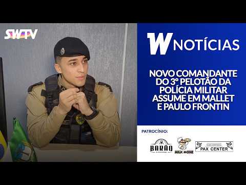 Novo comandante do 3º Pelotão da Polícia Militar assume em Mallet e Paulo Frontin