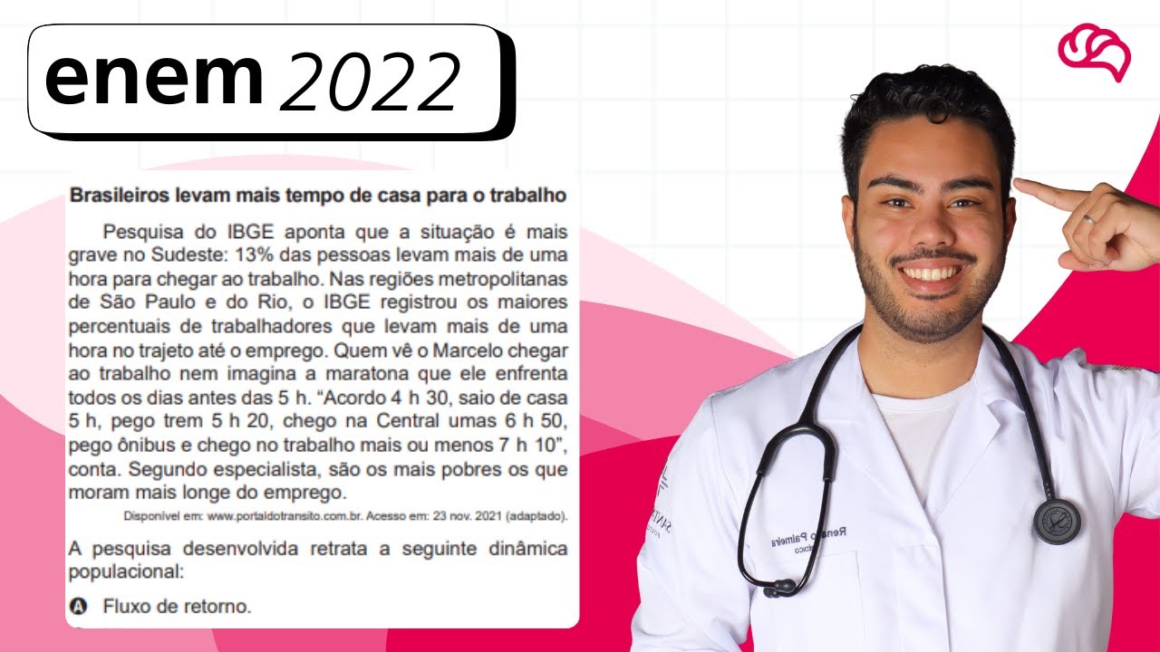 Resolução em Vídeo — Questão 72 ENEM 2022