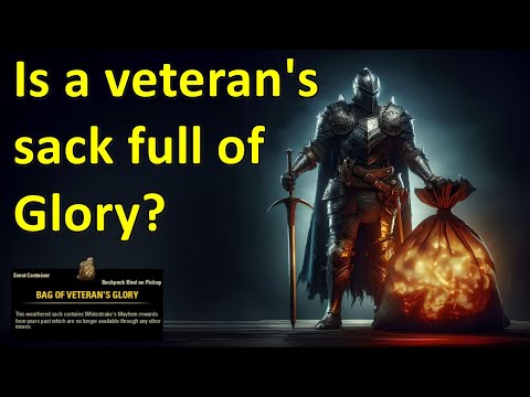 Bag of Veteran's Glory: a gold-saving guide & showcase