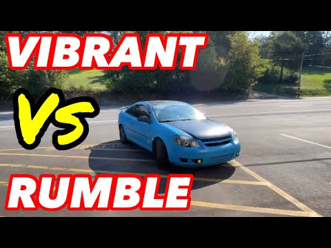 Pontiac G5/Chevy Cobalt 2.2L: VIBRANT BOTTLE RESOANTOR Vs RUMBLE MUFFLLER!