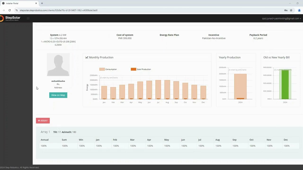 Installer Portal Complete Guide | Part 1.3: Client Details (System Specifications)