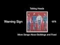 Talking Heads - Warning Sign - More Songs About Buildings and Food [1978]