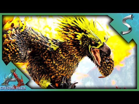 TIME TO TAME THE GRAND EMBERTROSS! - Ark: Crystal Isles [DLC E25]