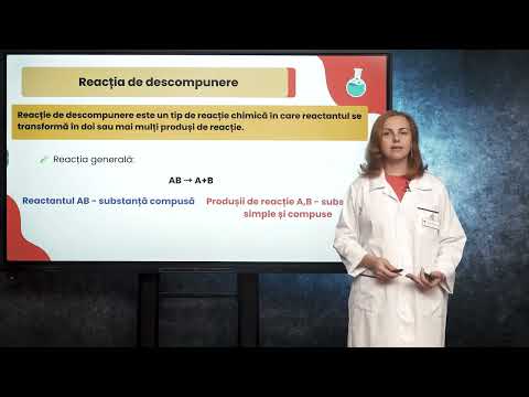 Reacția de descompunere explicată simplu și cu exemple - Clasa a VIII-a