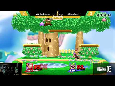 IG |Deathorse(Mewtwo, Wario) vs. Grizzlys |Smokk(Diddy Kong) - Winners Semis - Grand Capital Smash 7
