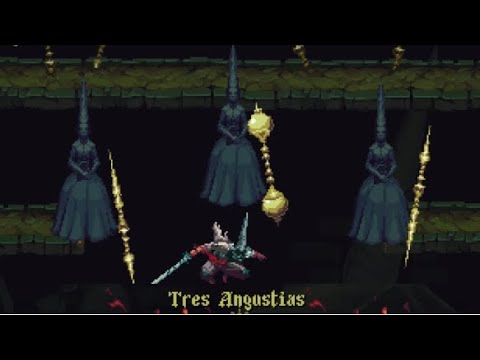 Blasphemous - Tres Angustias boss fight [No Damage, Sword Only]