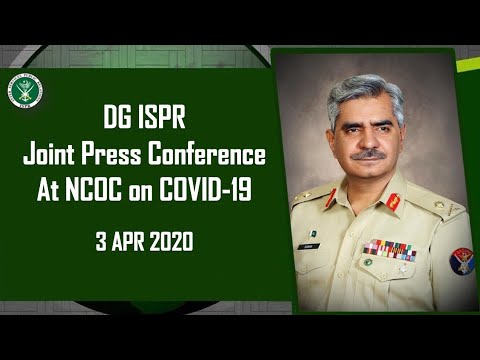 DG ISPR Joint Press Conference - 3 Apr 2020