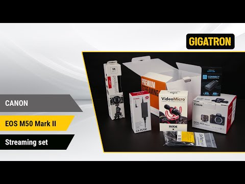Canon Streaming Set EOS M50 Mark II - Live uključenje bilo kad i bilo gde