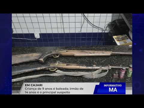 CRIANÇA É BALEADA PELO IRMÃO EM CAJARI E ESTÁ EM ESTADO GRAVE