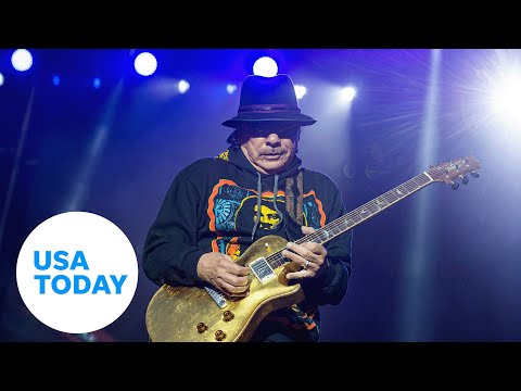 Carlos Santana 'doing well' after collapsing during a show in Michigan USA TODAY