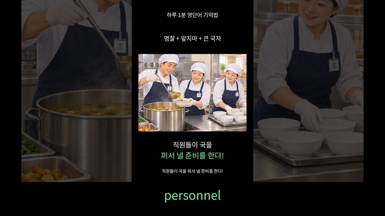 personnel 영어단어 기억술 영상