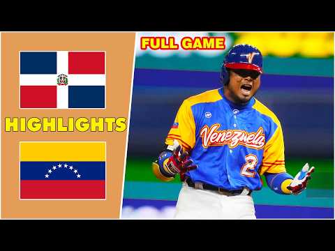 도미니카 공화국 vs 베네수엘라 경기 하이라이트 | 월드 베이스볼 클래식