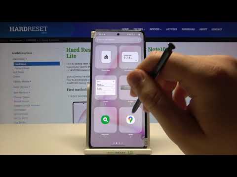 How to Add Widgets to Home Screen in Samsung Galaxy Note 10 Lite?