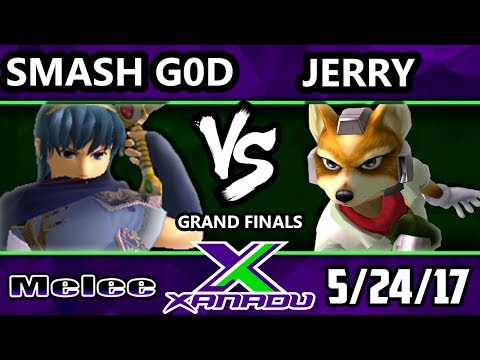 S@X 203 - Smash G0d (Marth) Vs. Jerry (Fox) - Smash Melee Grand Finals - SSBM