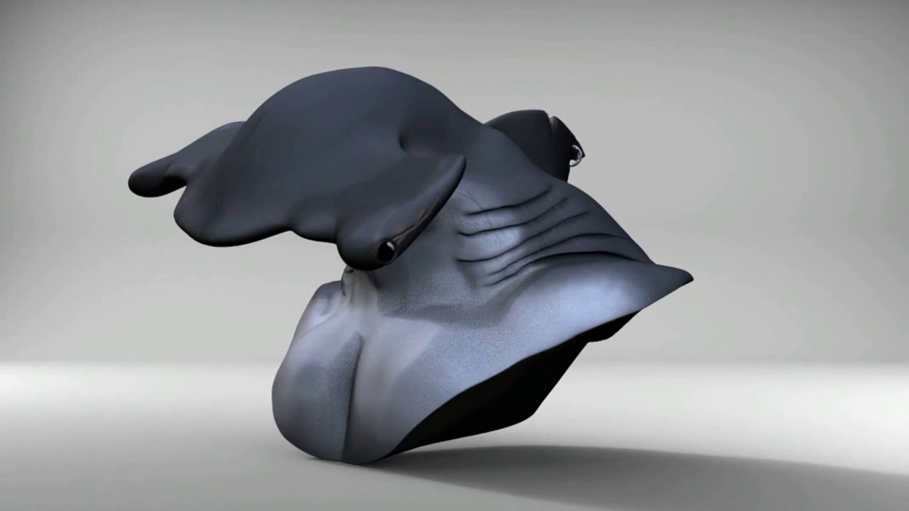 Hammerhead Shark Zbrush Sculpting, keyShot rendering