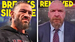 Roman Reigns Breaks Silence On Loss...WWE Remove Superstar...Destruction Coming WWE...Wrestling News