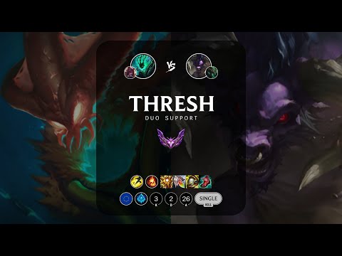 Thresh Support vs Alistar - EUW Master Patch 13.17