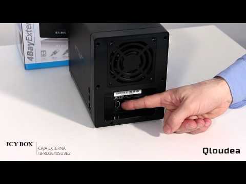 IcyBox - IB-RD3640SU3E2 - Caja externa 3.5" RAID 0,1,3,5,10 - USB3.0, eSATA, FW400, FW800