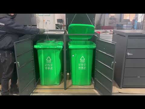 Kukatároló 1 kukához | Acél | Minimál