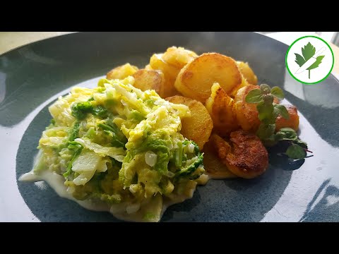 The secret of my savoy cabbage - Savoy cabbage in cream