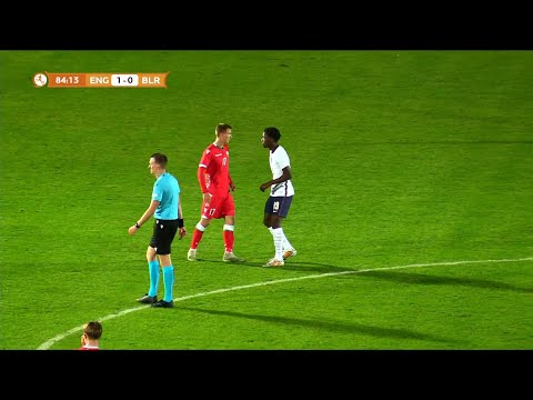 Kobbie Mainoo vs Belarus U17 Euro qualifying (19/10/2021)