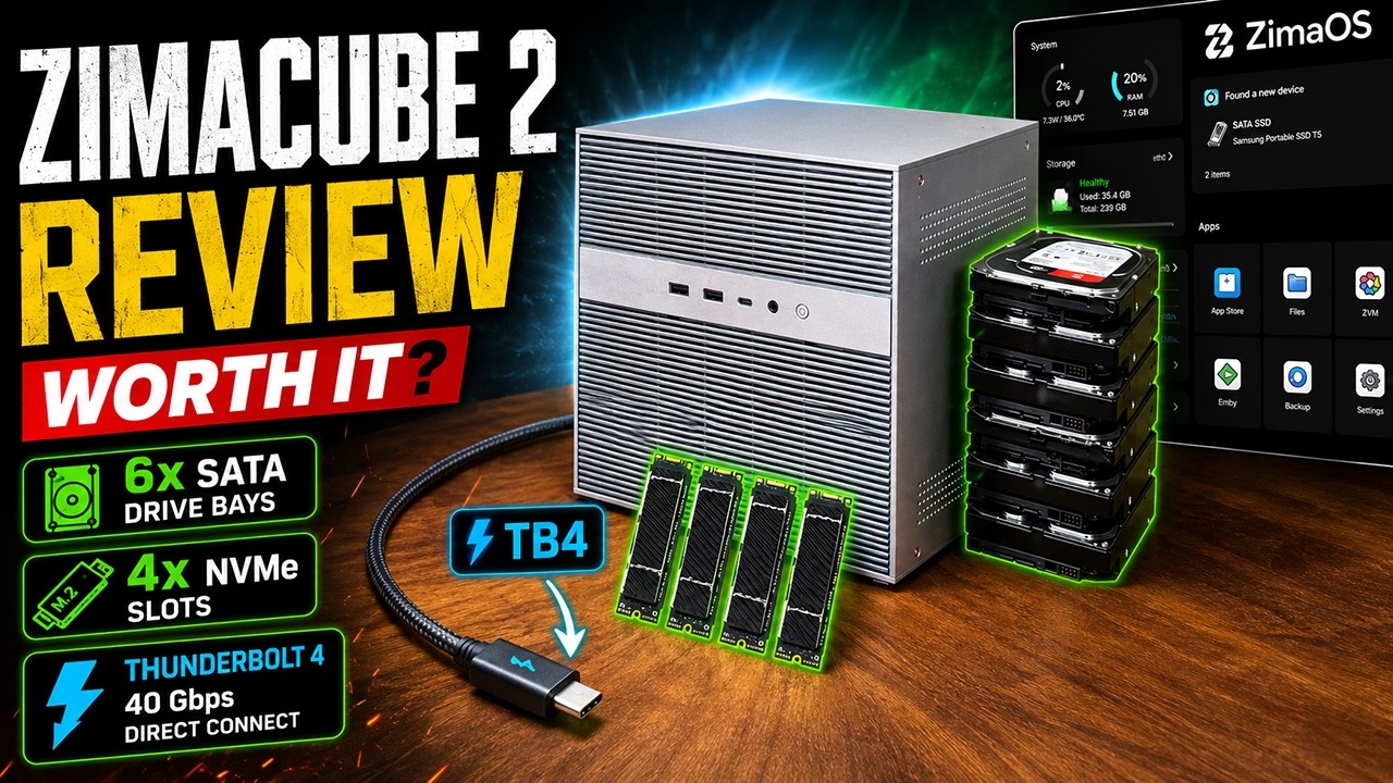 ZimaCube 2 Review: The Good, The Bad, and The Performance