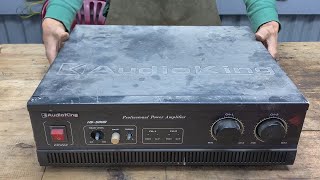 Restore severely burned amplifier / step by step restore 50Hz sound