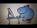 Safari Scrapbook Hippo