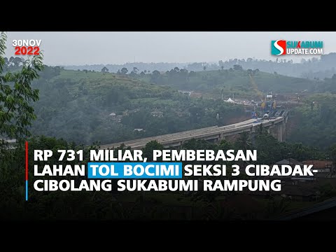 Rp 731 Miliar, Pembebasan Lahan Tol Bocimi Seksi 3 Cibadak-Cibolang Sukabumi Rampung