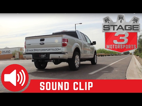 2011-2014 F-150 EcoBoost Magnaflow Turn Down Cat Back Exhaust Sound Clip