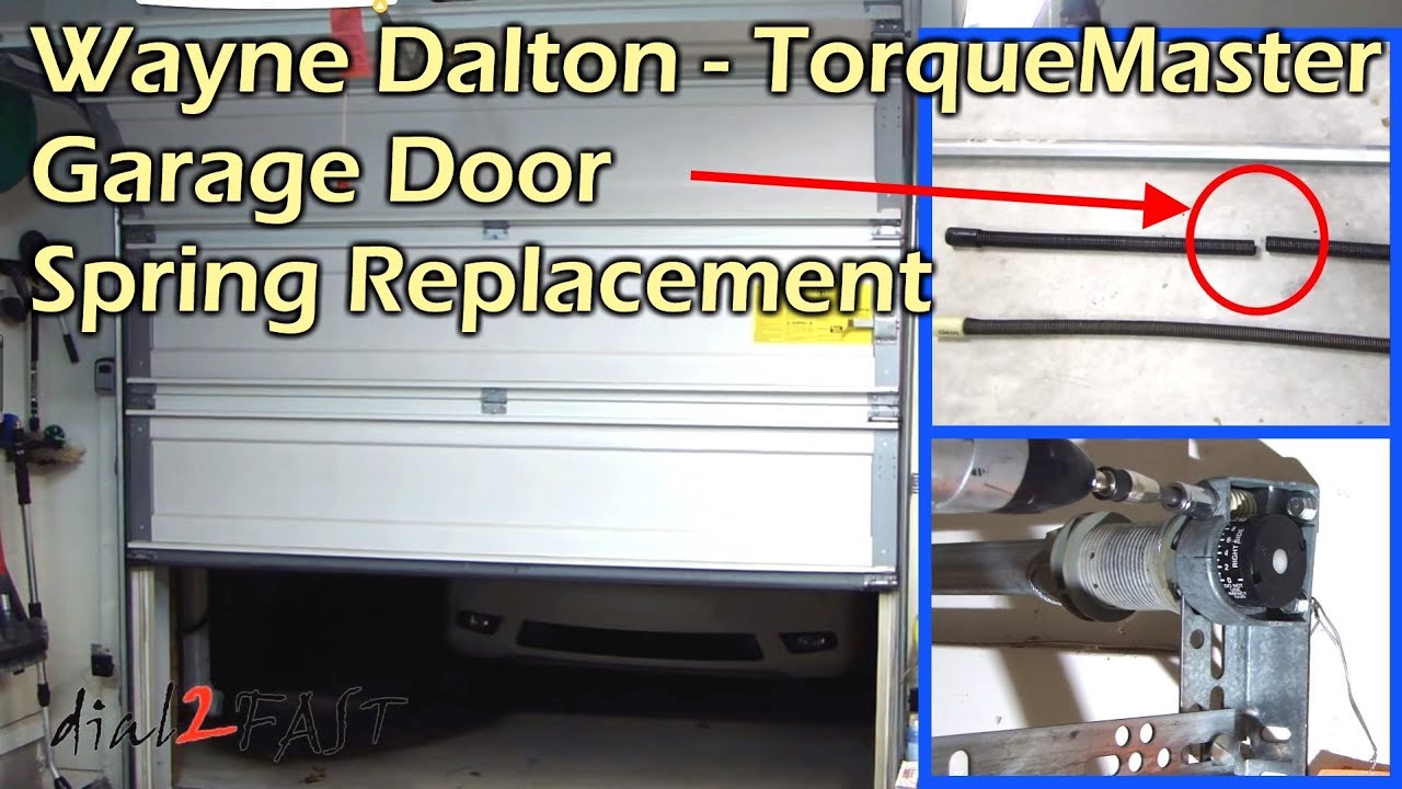 Wayne Dalton TorqueMaster Garage Door Spring Replacement