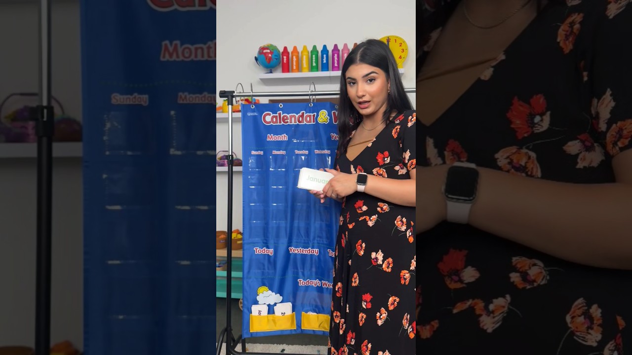 Homeschooling Made Easy with Calendar & Weather Pocket Chart | Learning Resources