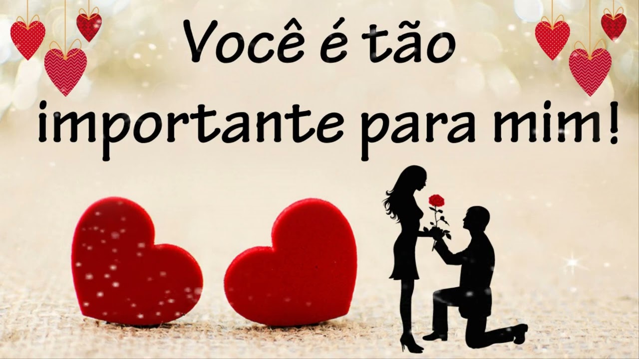 Você é tão importante pra mim, meu amor ♥