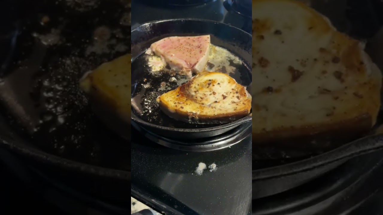 How I made the BEST swordfish recipe on YouTube. #shorts #viral #swordfish