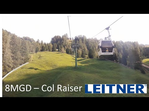 Risalita integrale estiva cabinovia Leitner Col Raiser  Santa Cristina