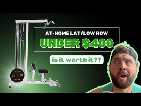Garage Gym Lat Pulldown & Low Row Machine - A Budget Home Gym Essential (AND Better Than Temu!)