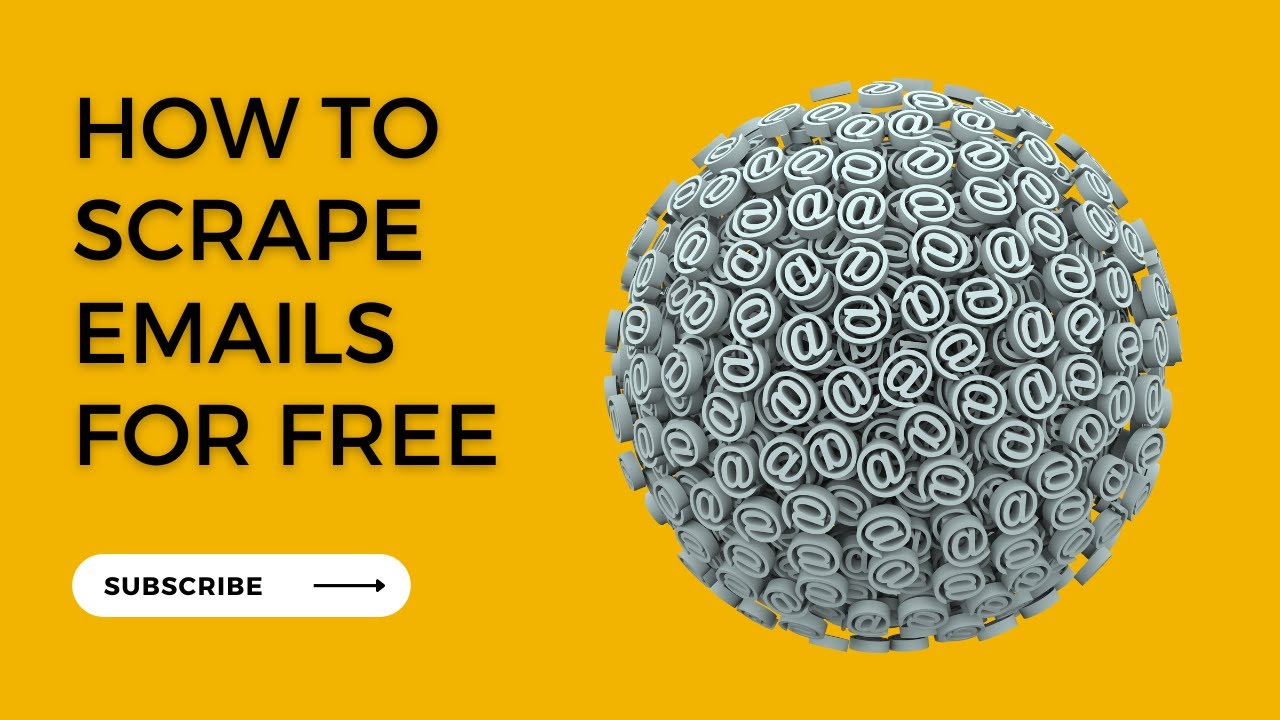 Free Email Scraper 2023 - how to harvest emails from websites