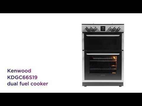 Kenwood KDGC66S19 60 cm Dual Fuel Cooker - Silver | Product Overview | Currys PC World