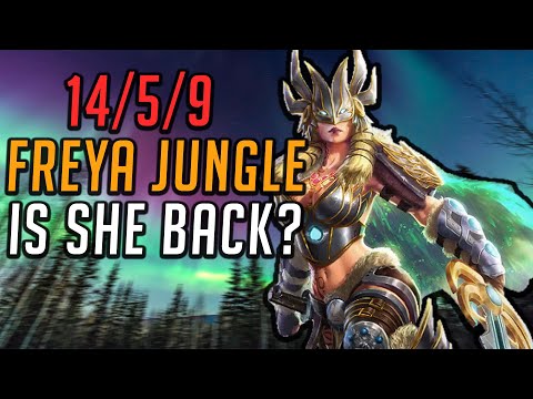 FREYA JUNGLE GOOD AGAIN?! Freya Jungle Smite Gameplay