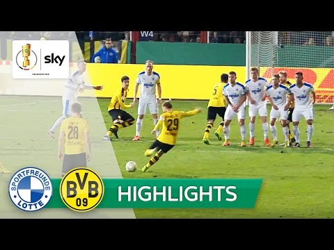 Sportfreunde Lotte - Borussia Dortmund 0:3 | Highlights DFB-Pokal 2016/17 - Viertelfinale