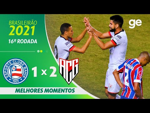 Gols e lances de Bahia x Atlético-GO