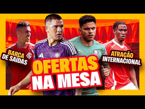 🔴⚪️🔥#INTER TEM OFERTAS NA MESA, BARCA DE SAÍDAS E JOIA DE 16 ANOS ESTREIA NO GAUCHÃO!