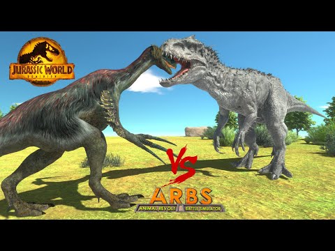 (JWD) Therizinosaurus vs IREX (DINOSAUR BATTLE) - Animal Revolt Battle Simulator