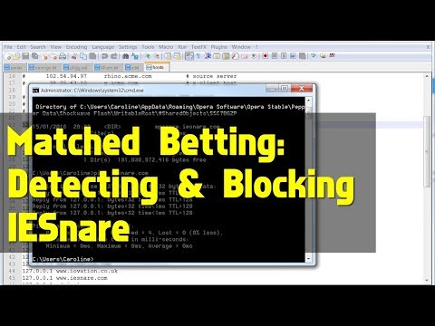 Detecting & Blocking IESnare Before Matched Betting
