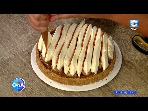 María Eugenia Genes teaches us how to prepare a delicious Banoffee Pie