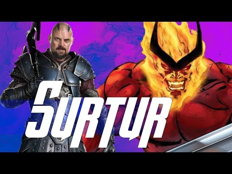 Surtur & Tesseract Thor Ragnarok Details + Avengers Infinity War SDCC Updates