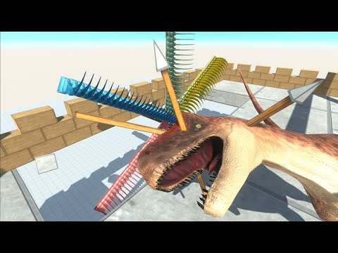 Ballista Shoots Units Into The Wall Of Death - Animal Revolt Battle Simulator ARBS