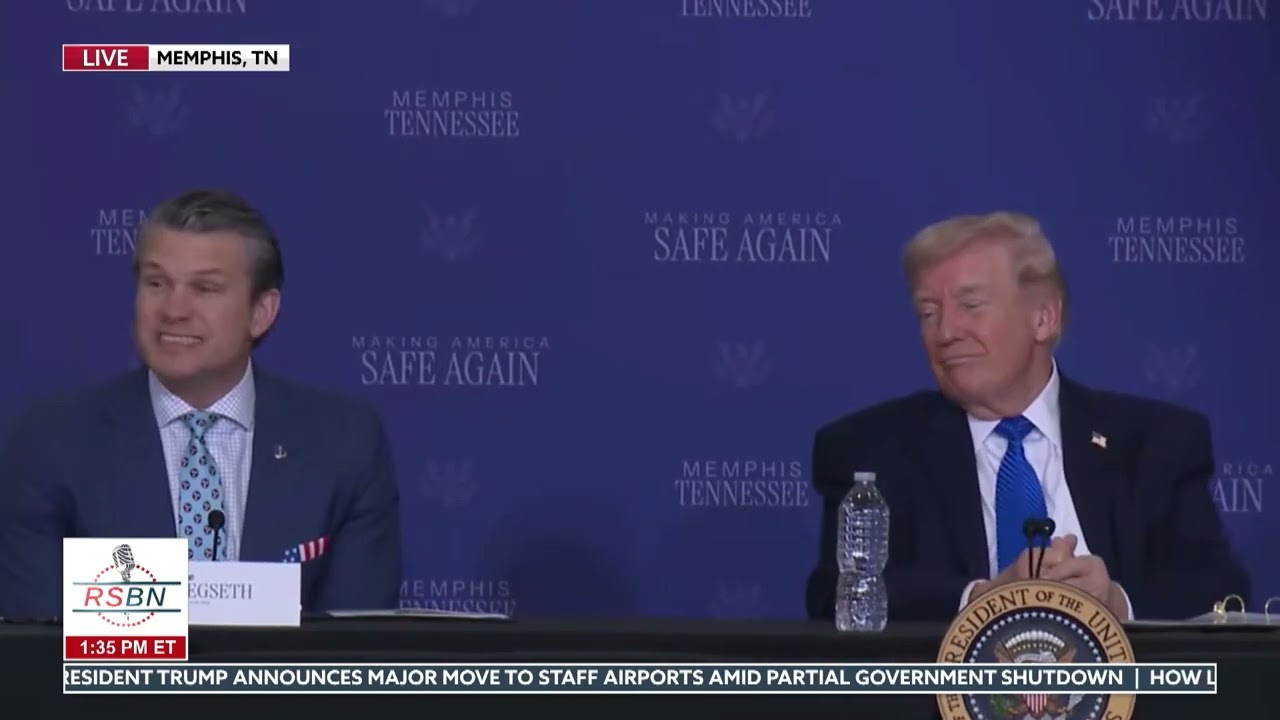WATCH: Pam Bondi and Pete Hegseth Praises President Trump For Keeping America Safe - 03/23/26